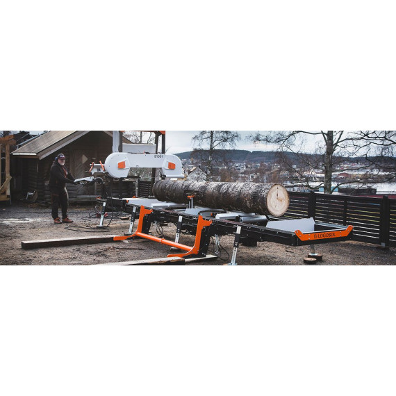 Logosol B1001 Hydraulic, Pro Set, 23 hk bensin (Briggs & Stratton)