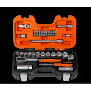 Bacho pipenøkkelsett SL25 1/4"
