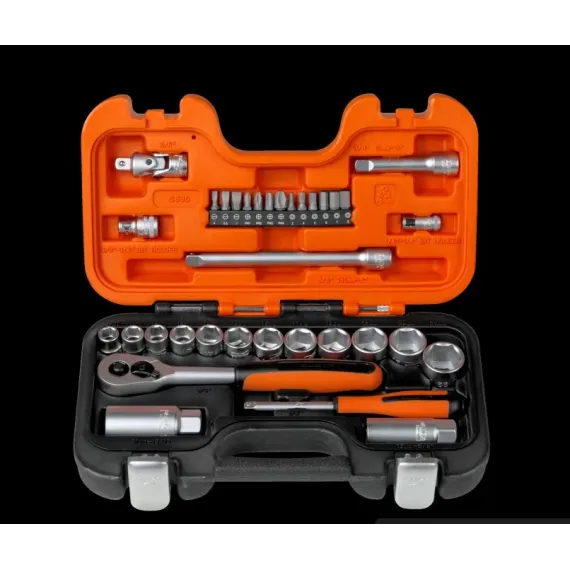 Bacho pipenøkkelsett SL25 1/4"