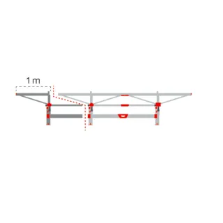 Forlengelsespakke 1,0 meter F3 med 1 ekstra stokkløfter