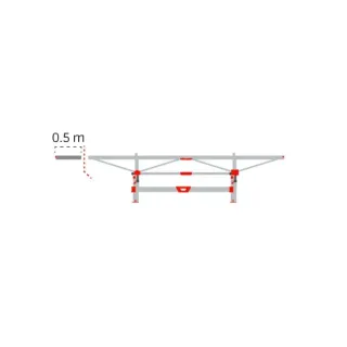 Forlengelse 0,5 m, F2/F2+/F3