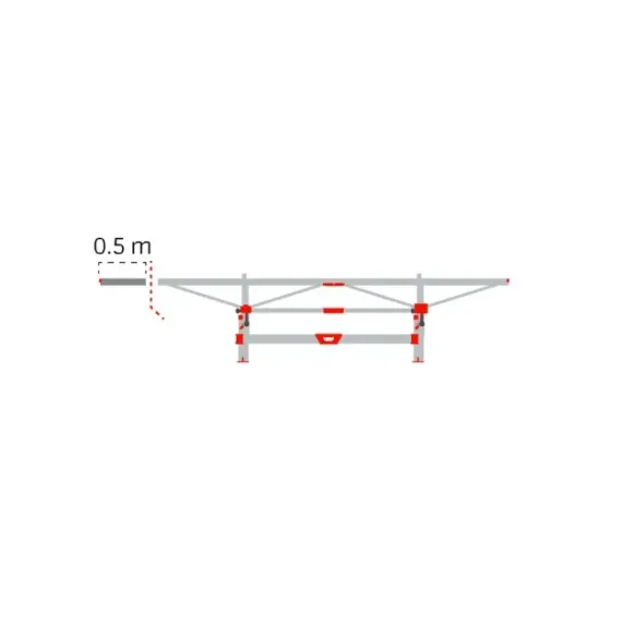 Forlengelse 0,5 m, F2/F2+/F3
