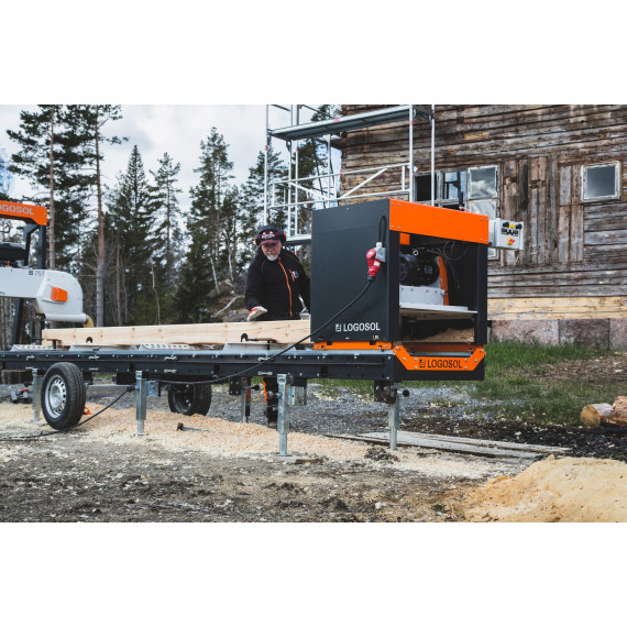 Logosol LM410 med 9hk bensinmotor