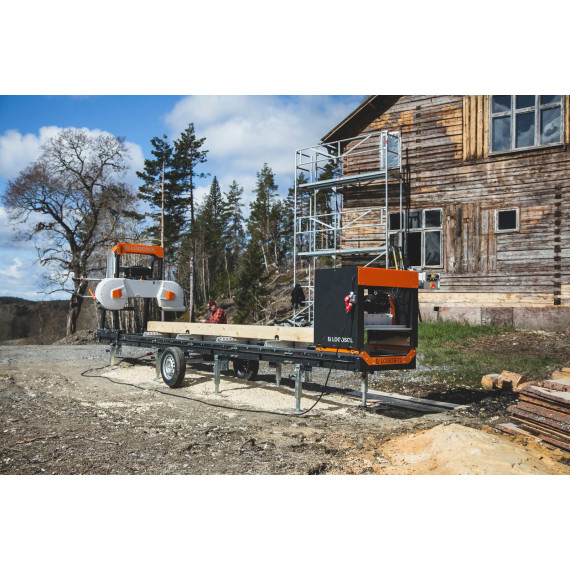 Logosol LM410 med 9hk bensinmotor