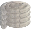 Fleksislange 102 mm, 12 meter PU gjennomsiktig